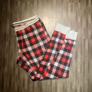 Victoria’s Secret Plaid Long John Pants